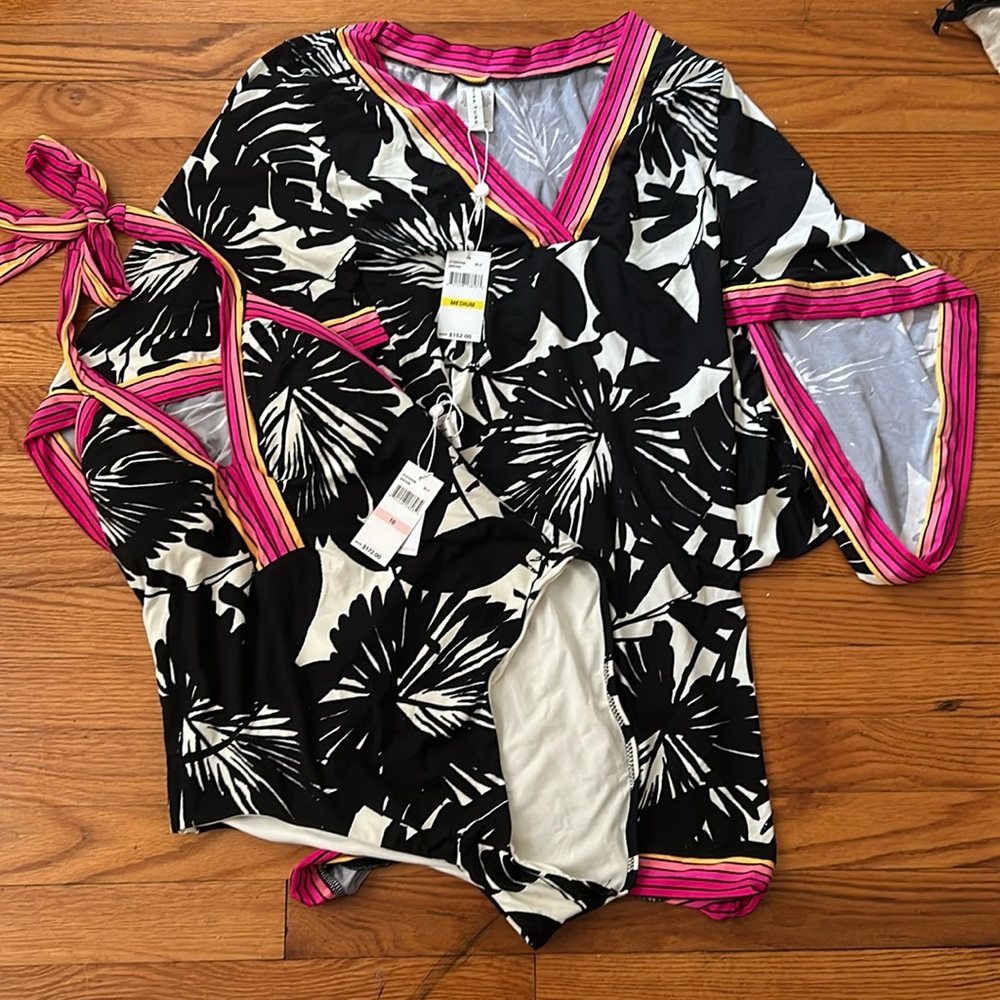 Trina Turk  Swim Tunic Dress with matching swim suit